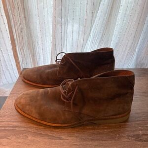 Clarks Dark Brown Leather Chukka Boots